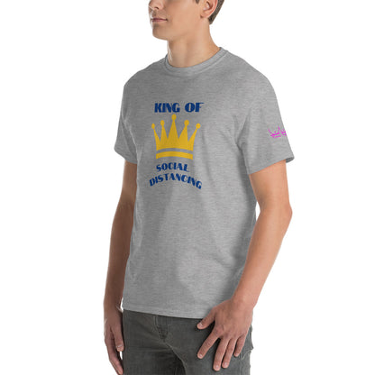 King of Social Distancing - Short Sleeve T-Shirt