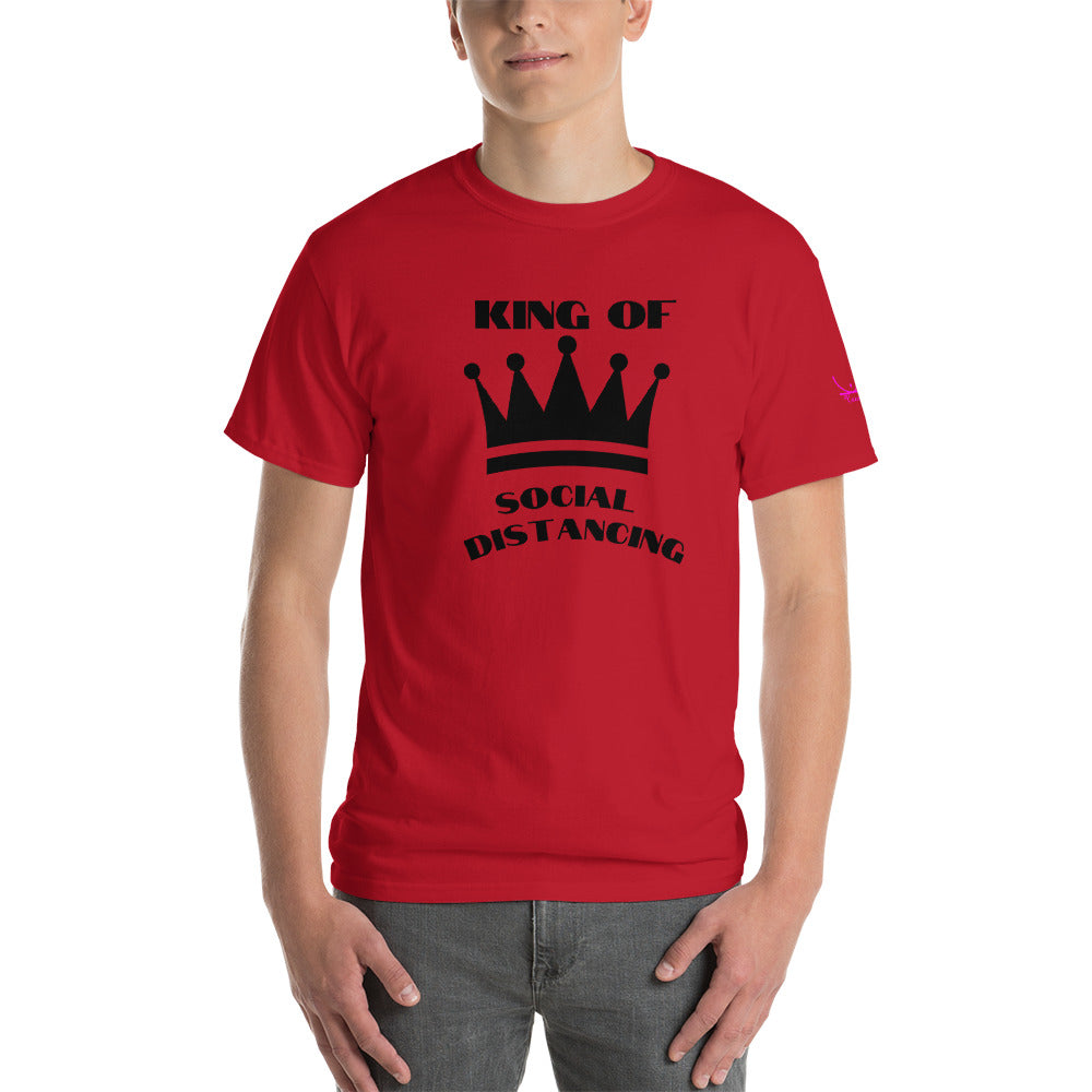 King of Social Distancing - Short Sleeve T-Shirt