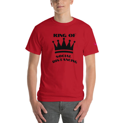 King of Social Distancing - Short Sleeve T-Shirt