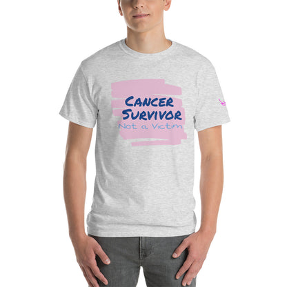 Cancer Survivor Not a Victim - Short Sleeve T-Shirt