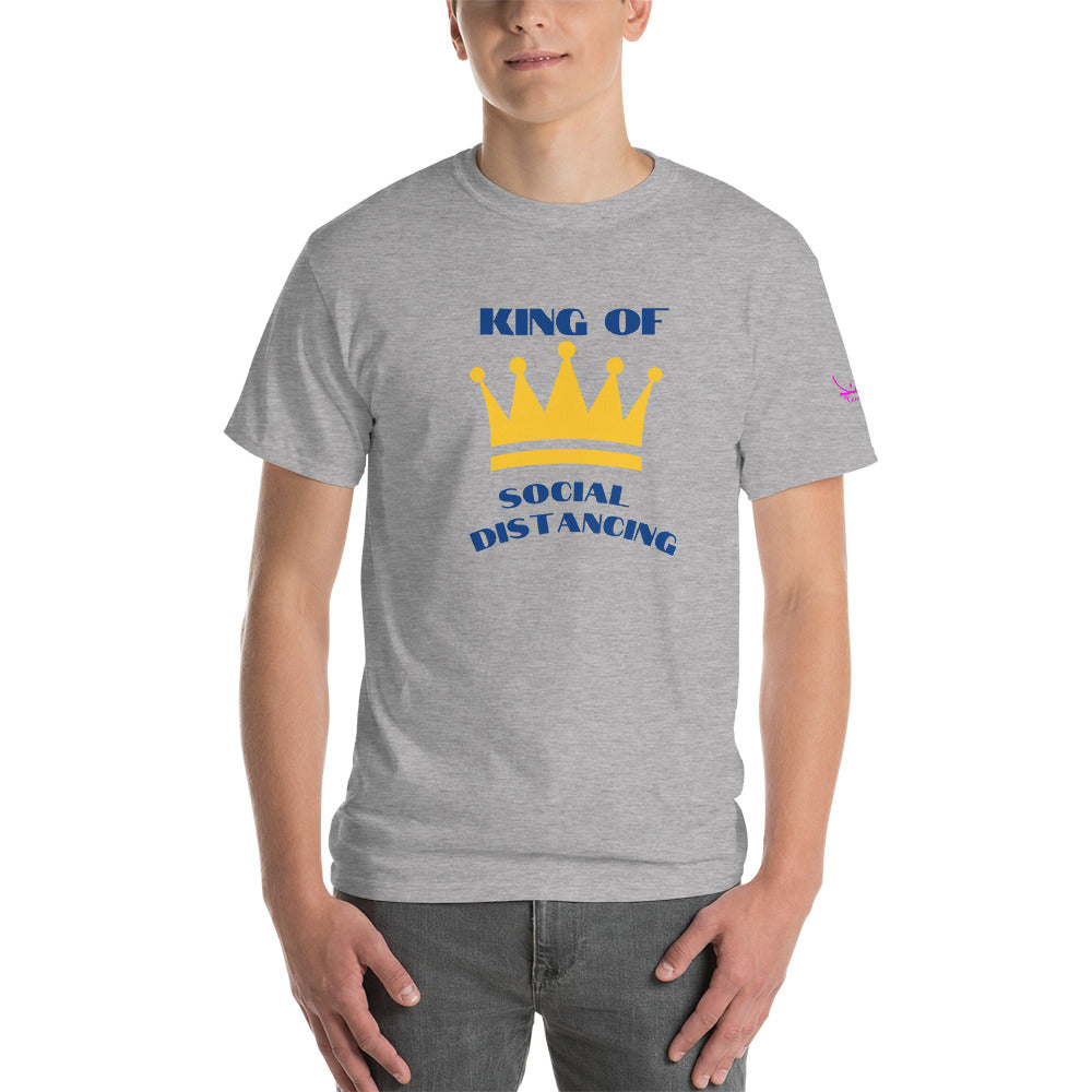 King of Social Distancing - Short Sleeve T-Shirt