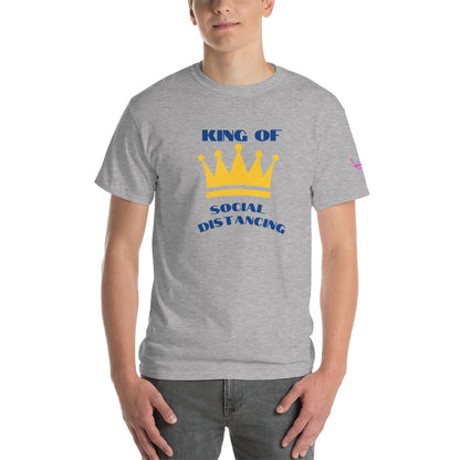 King of Social Distancing - Short Sleeve T-Shirt