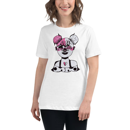 Mia's Merch Funky Girl -- Womens Relaxed T Shirt