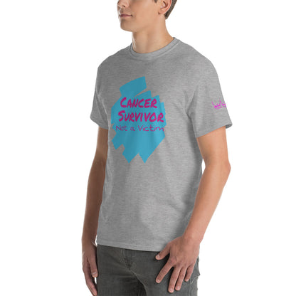 Cancer Survivor Not a Victim - Short Sleeve T-Shirt