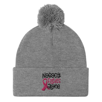 Nobody Fights Alone - Pom-Pom Beanie