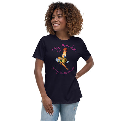 My Smile is my superpower - Women's Relaxed T-Shirt