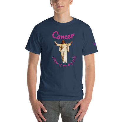 Cancer Jesus is on my Side - Short Sleeve T-Shirt