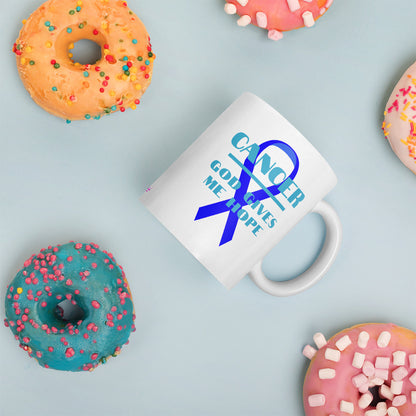 Cancer God gives me hope - Mug