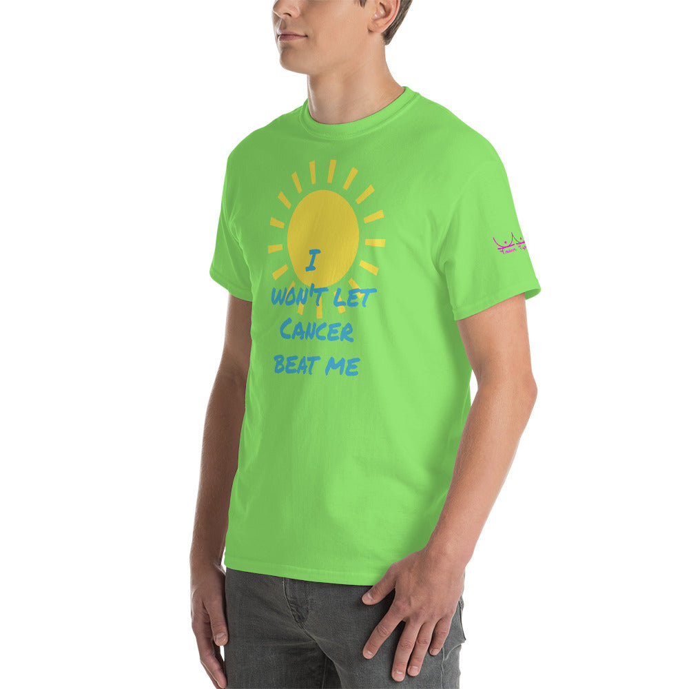 I Won't Let Cancer Beat Me - Short Sleeve T-Shirt
