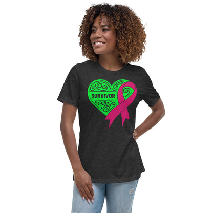 Survivor Green Breast Cancer -- Womens Relaxed T Shirt