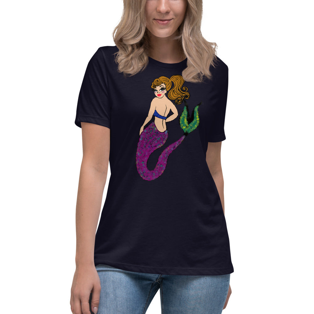 Mermaid -- Womens Relaxed T Shirt