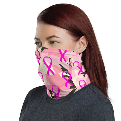 Camo Pink Hearts - Neck Gaiter