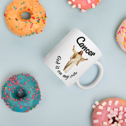 God sent an angel Cancer won't take me - Mug