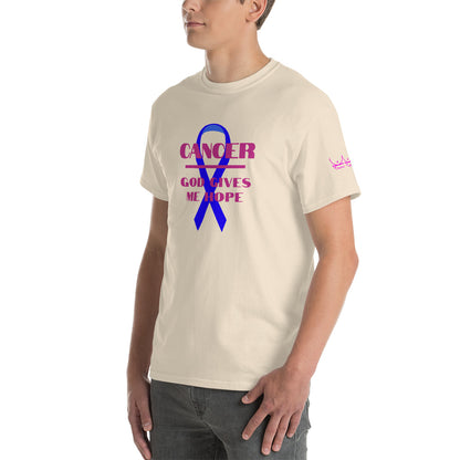 Cancer God Gives Me Hope - Short Sleeve T-Shirt