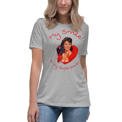 My Smile is my superpower - Women's Relaxed T-Shirt