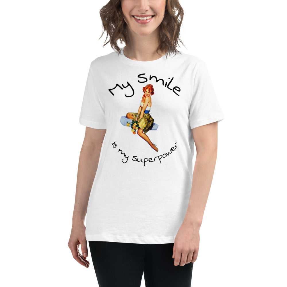 My Smile is my superpower - Women's Relaxed T-Shirt