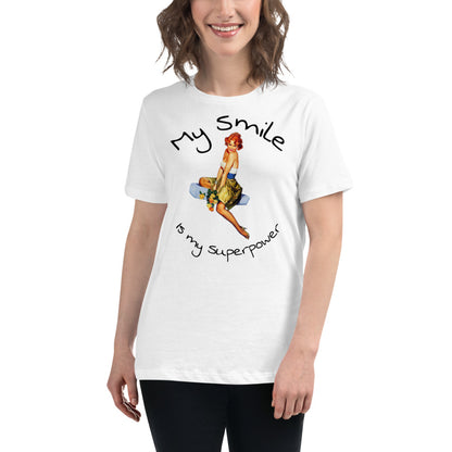 My Smile is my superpower - Women's Relaxed T-Shirt