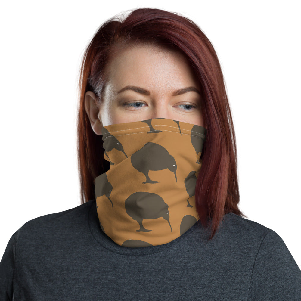 NZ Kiwi brown Dark Nude - Neck Gaiter