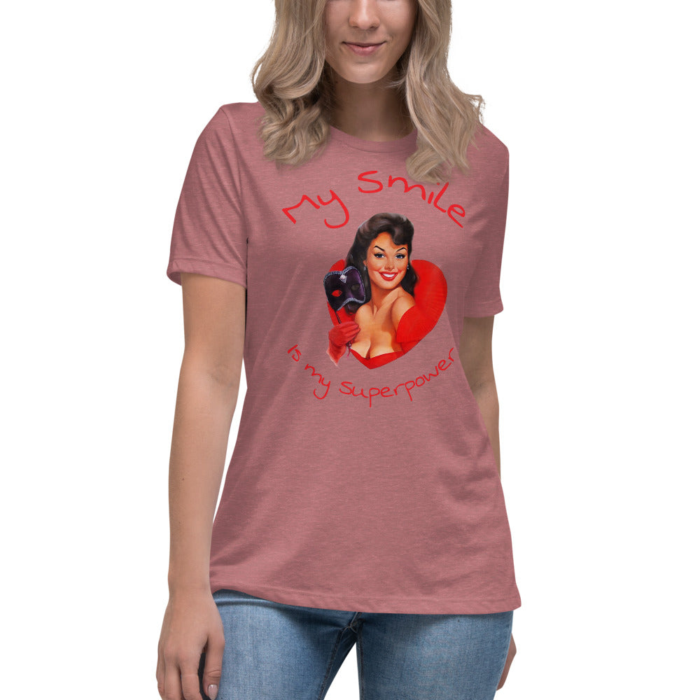 My Smile is my superpower - Women's Relaxed T-Shirt