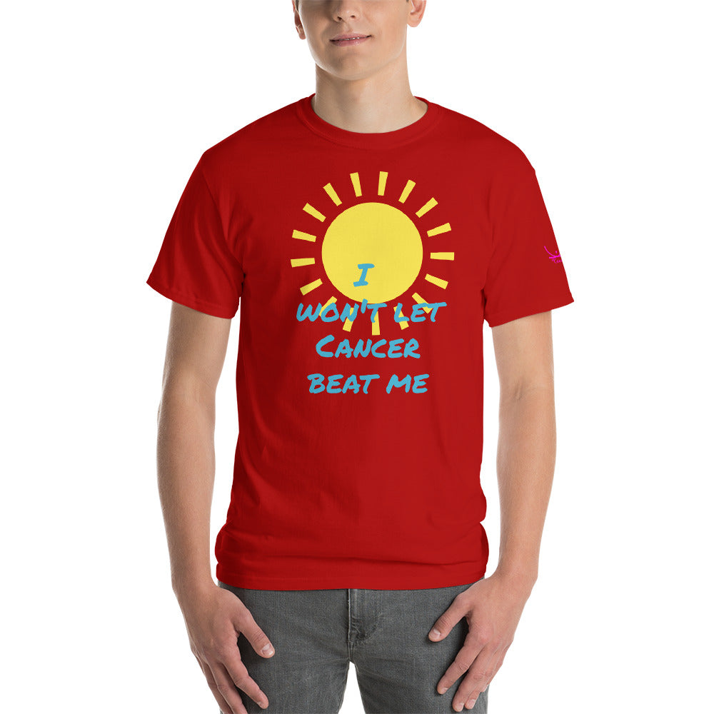 I Won't Let Cancer Beat Me - Short Sleeve T-Shirt
