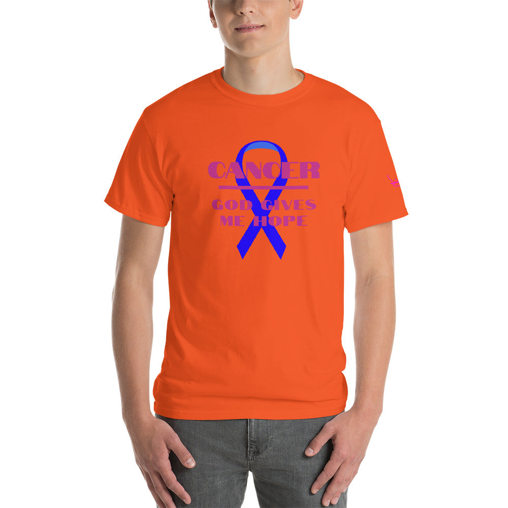 Cancer God Gives Me Hope - Short Sleeve T-Shirt