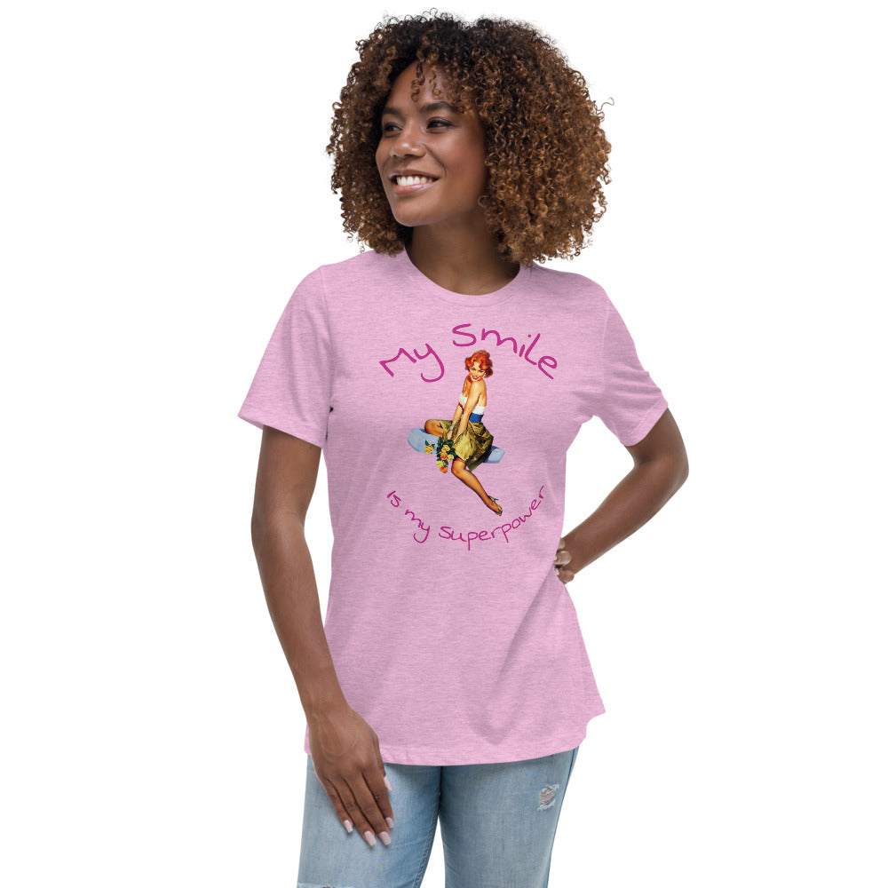 My Smile is my superpower - Women's Relaxed T-Shirt