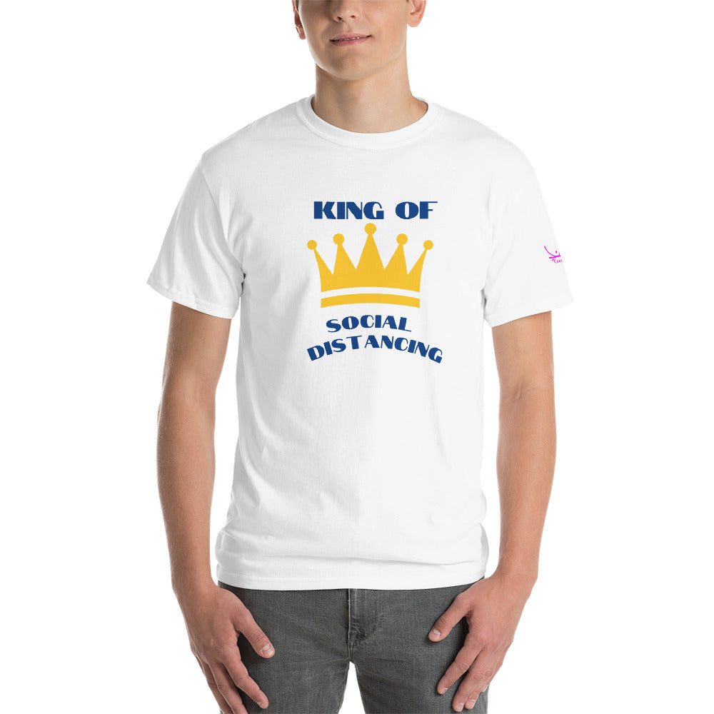 King of Social Distancing - Short Sleeve T-Shirt