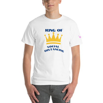 King of Social Distancing - Short Sleeve T-Shirt