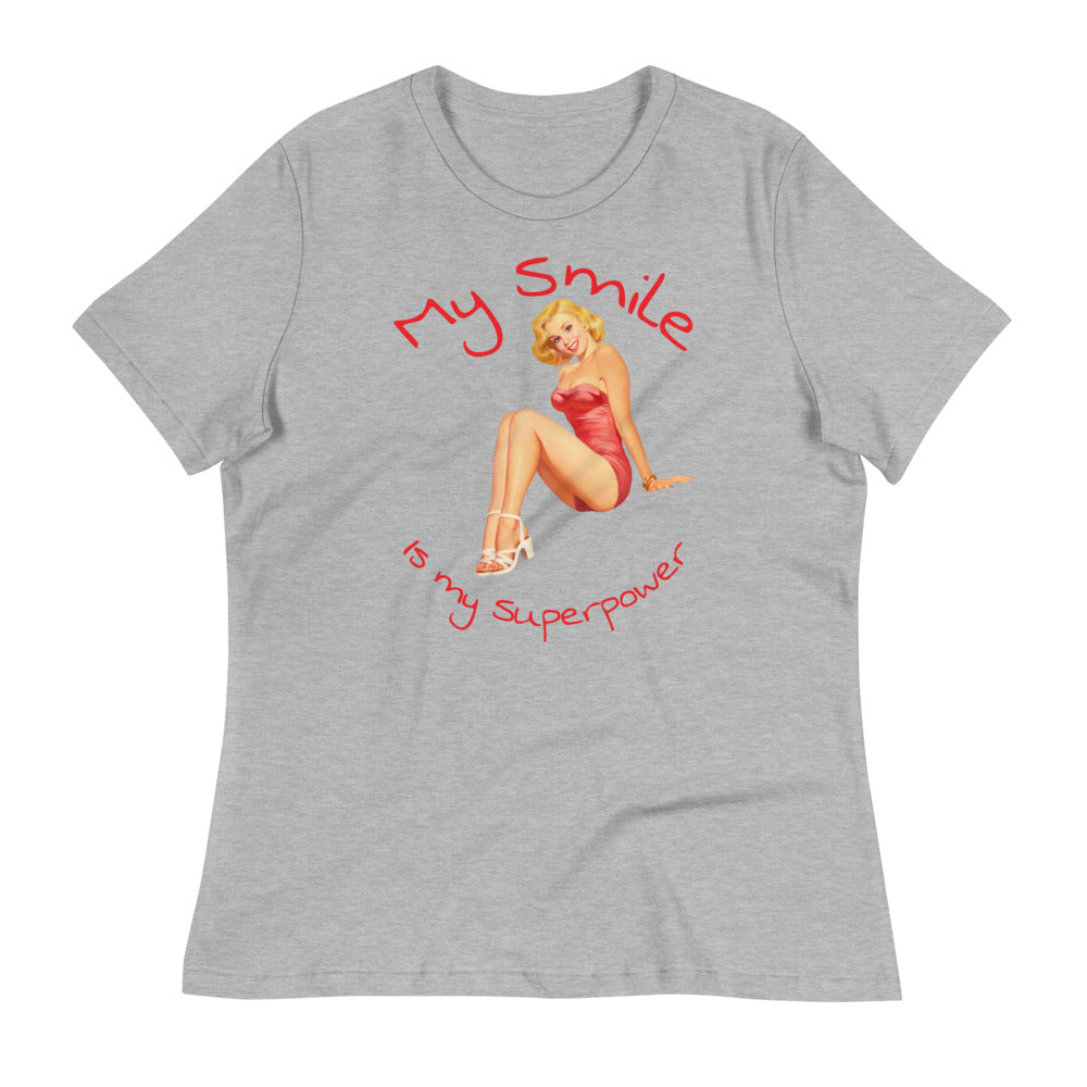 My Smile is my superpower - Women's Relaxed T-Shirt