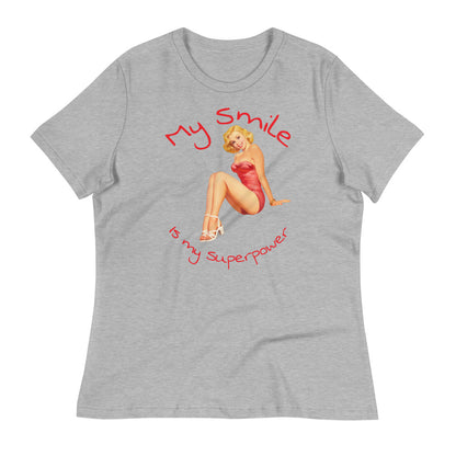 My Smile is my superpower - Women's Relaxed T-Shirt