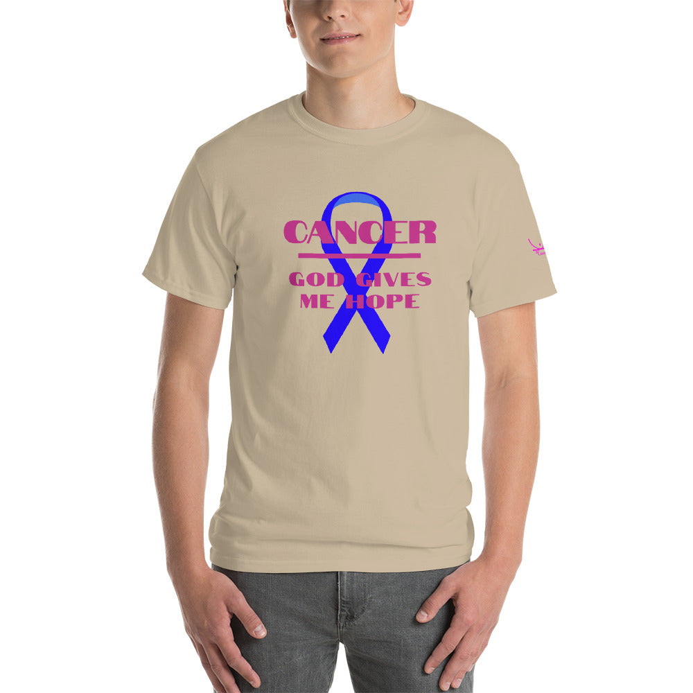 Cancer God Gives Me Hope - Short Sleeve T-Shirt