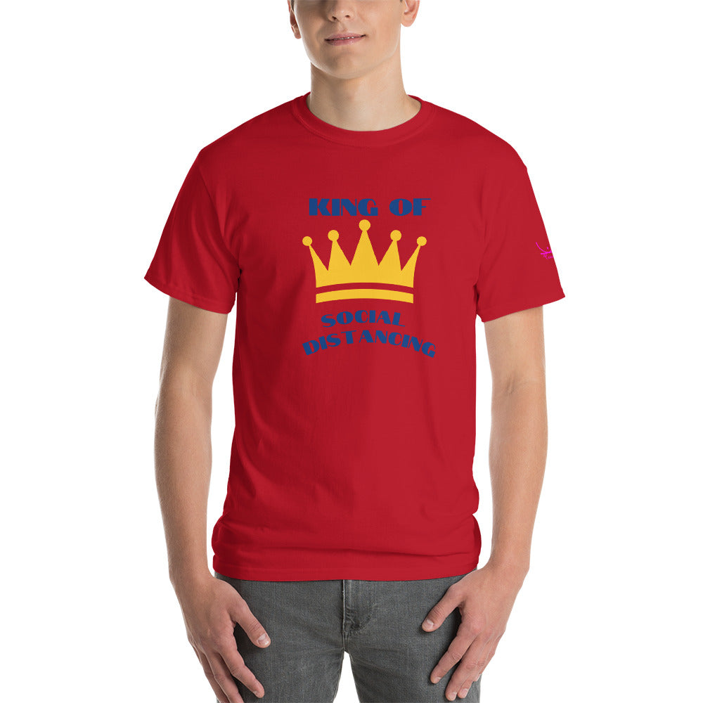 King of Social Distancing - Short Sleeve T-Shirt