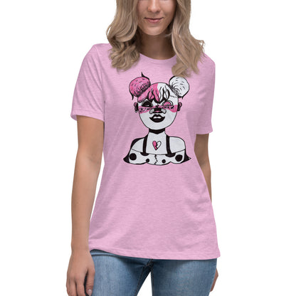 Mia's Merch Funky Girl -- Womens Relaxed T Shirt