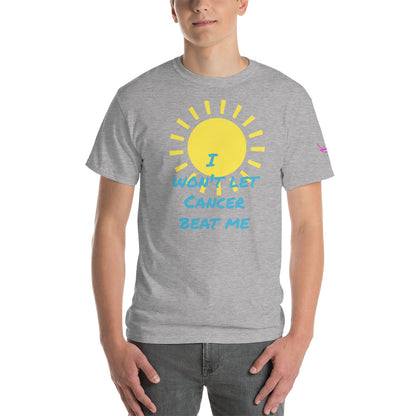 I Won't Let Cancer Beat Me - Short Sleeve T-Shirt