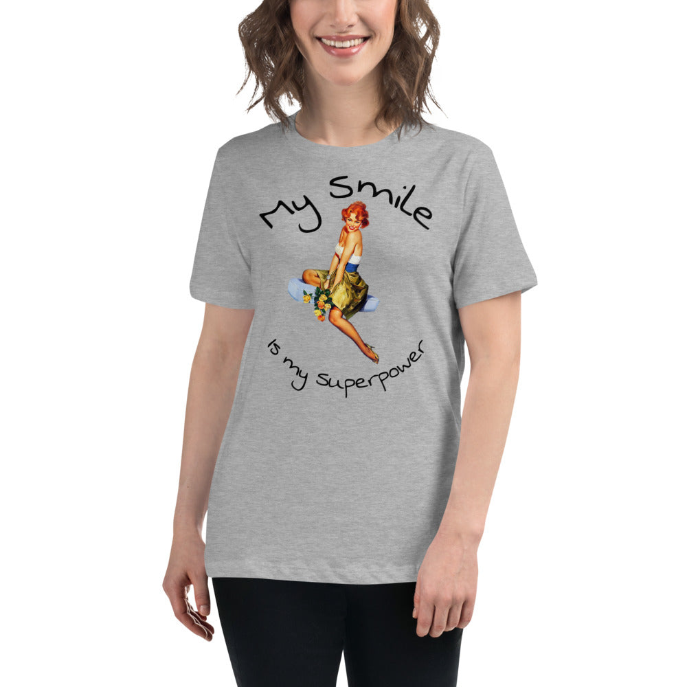 My Smile is my superpower - Women's Relaxed T-Shirt