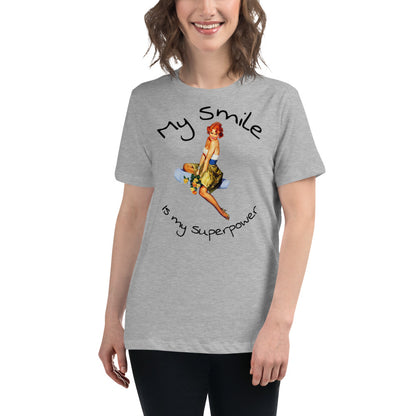 My Smile is my superpower - Women's Relaxed T-Shirt