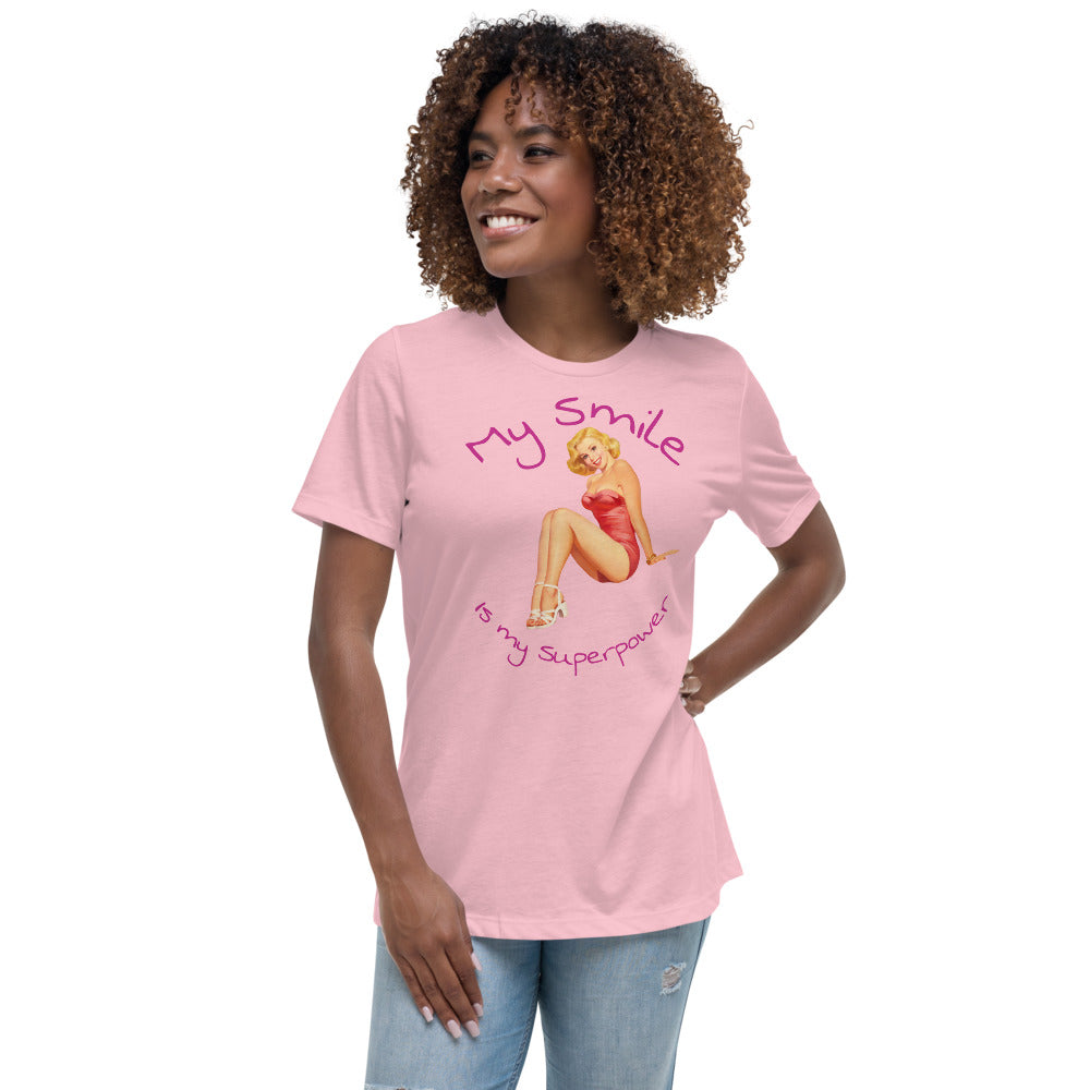 My Smile is my superpower - Women's Relaxed T-Shirt