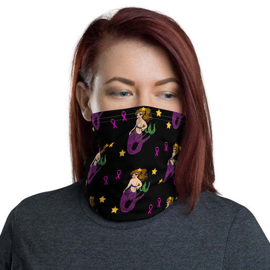 Mermaid Breast Cancer - Neck Gaiter