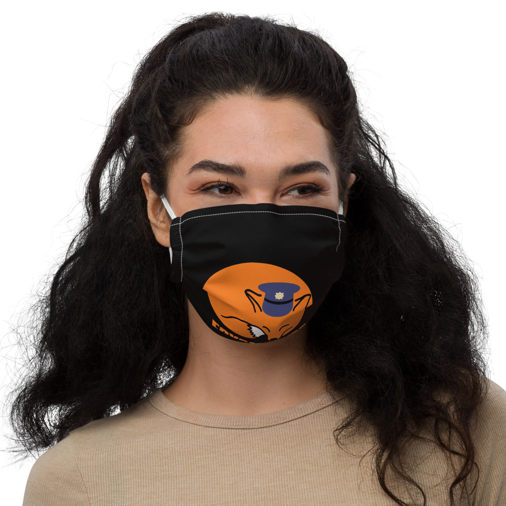Foxcatchers Black Premium face mask