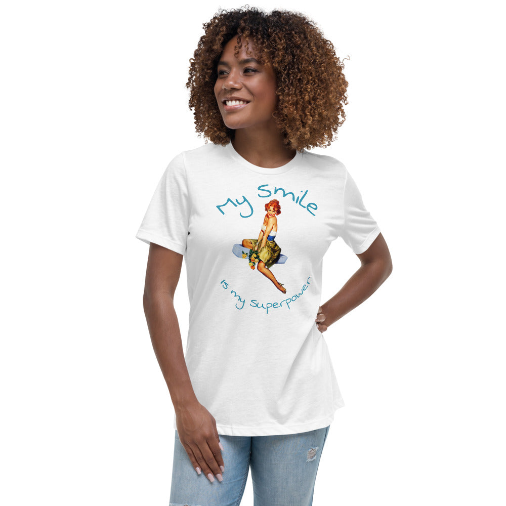 My Smile is my superpower - Women's Relaxed T-Shirt