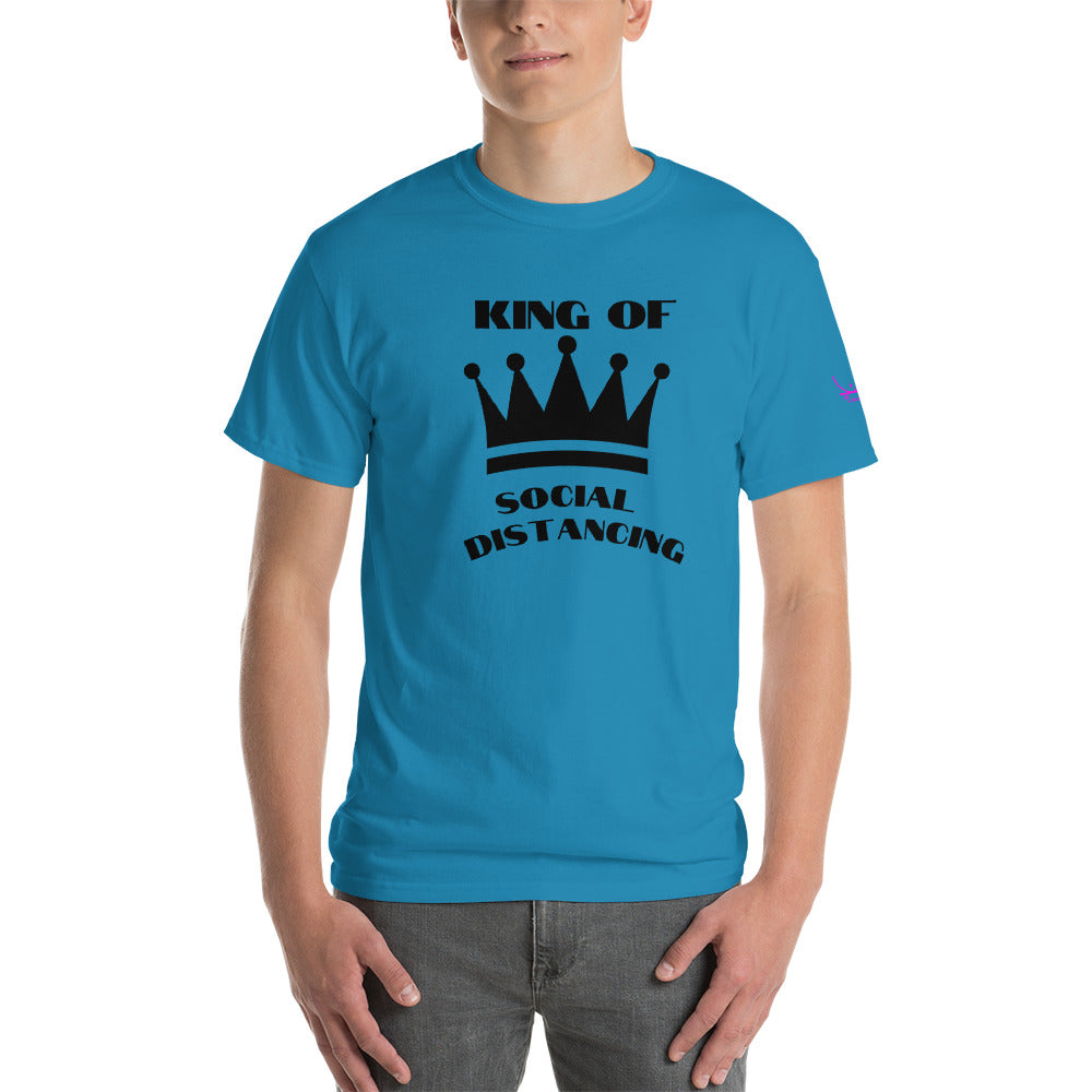 King of Social Distancing - Short Sleeve T-Shirt