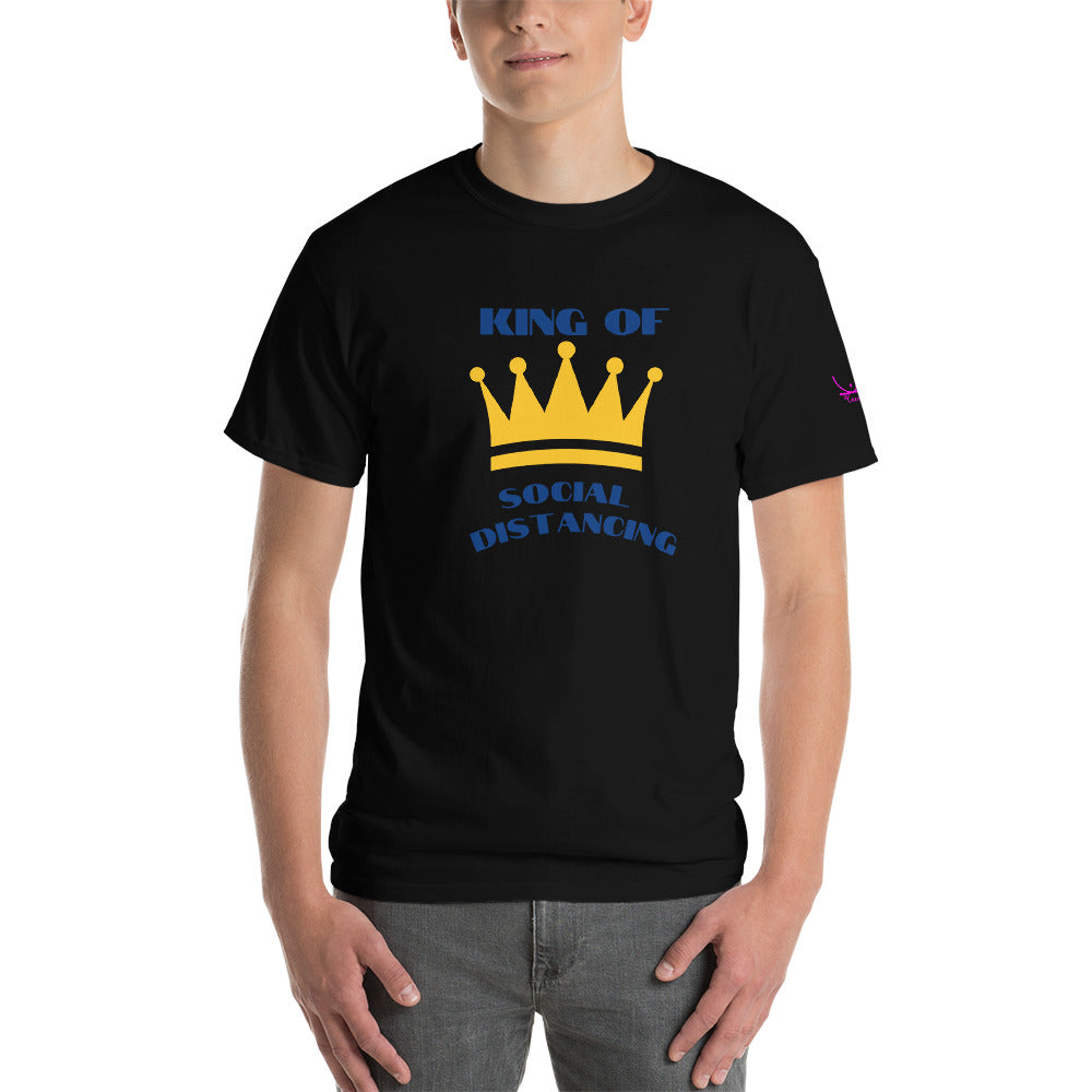 King of Social Distancing - Short Sleeve T-Shirt
