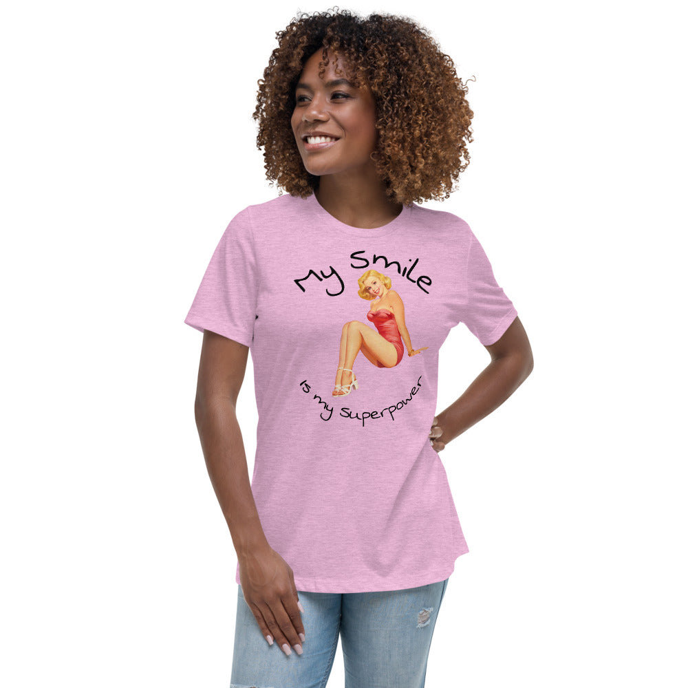My Smile is my superpower - Women's Relaxed T-Shirt