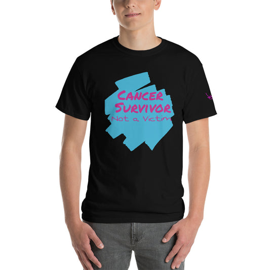 Cancer Survivor Not a Victim - Short Sleeve T-Shirt