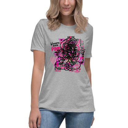 Breast Cancer Tiki - Women's Relaxed T-Shirt