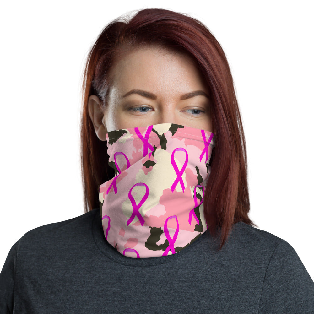 Camo Pink Hearts - Neck Gaiter