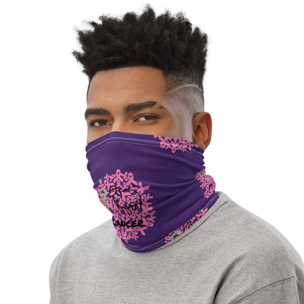 Screw Ewe Breast Cancer purple - Neck Gaiter