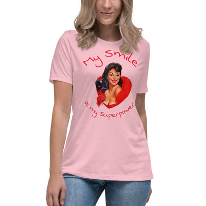 My Smile is my superpower - Women's Relaxed T-Shirt