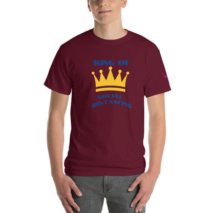 King of Social Distancing - Short Sleeve T-Shirt