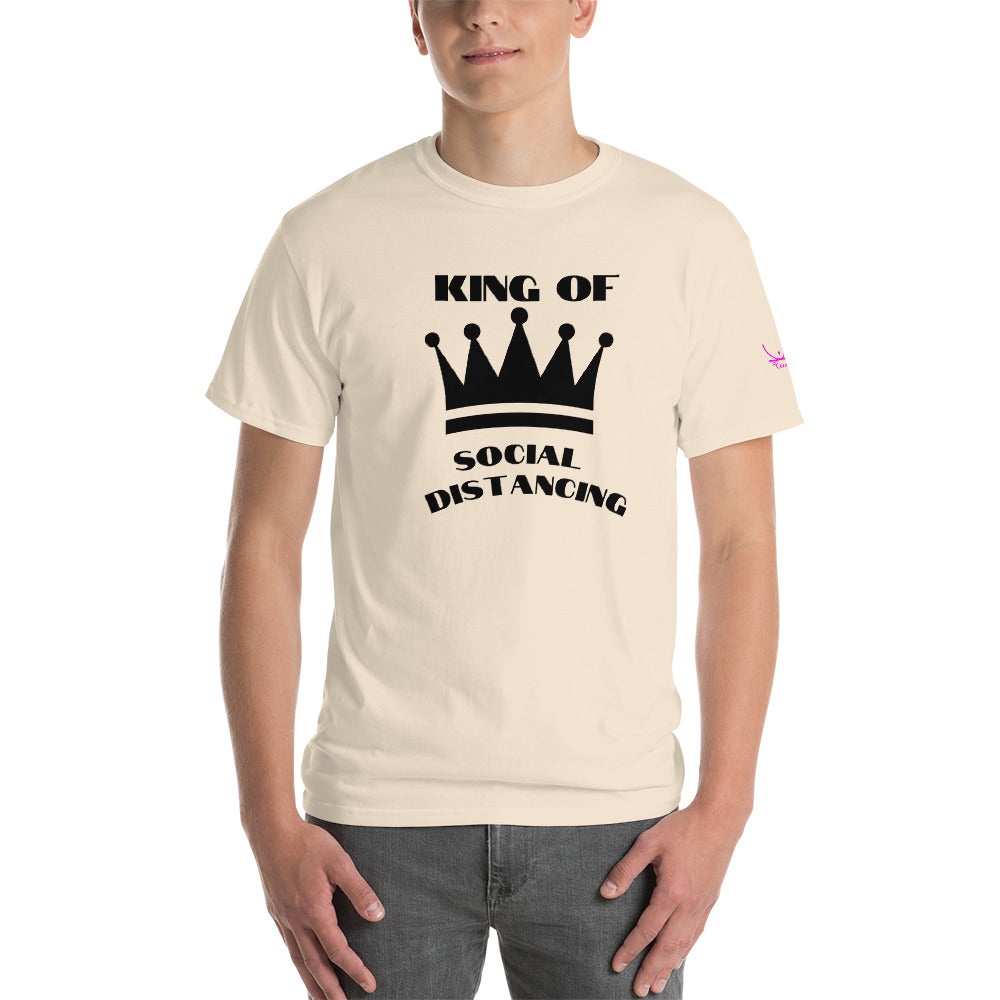 King of Social Distancing - Short Sleeve T-Shirt